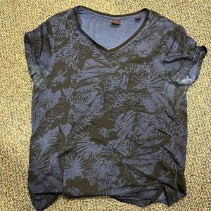 Scotch and soda Hawaiian print T-shirt